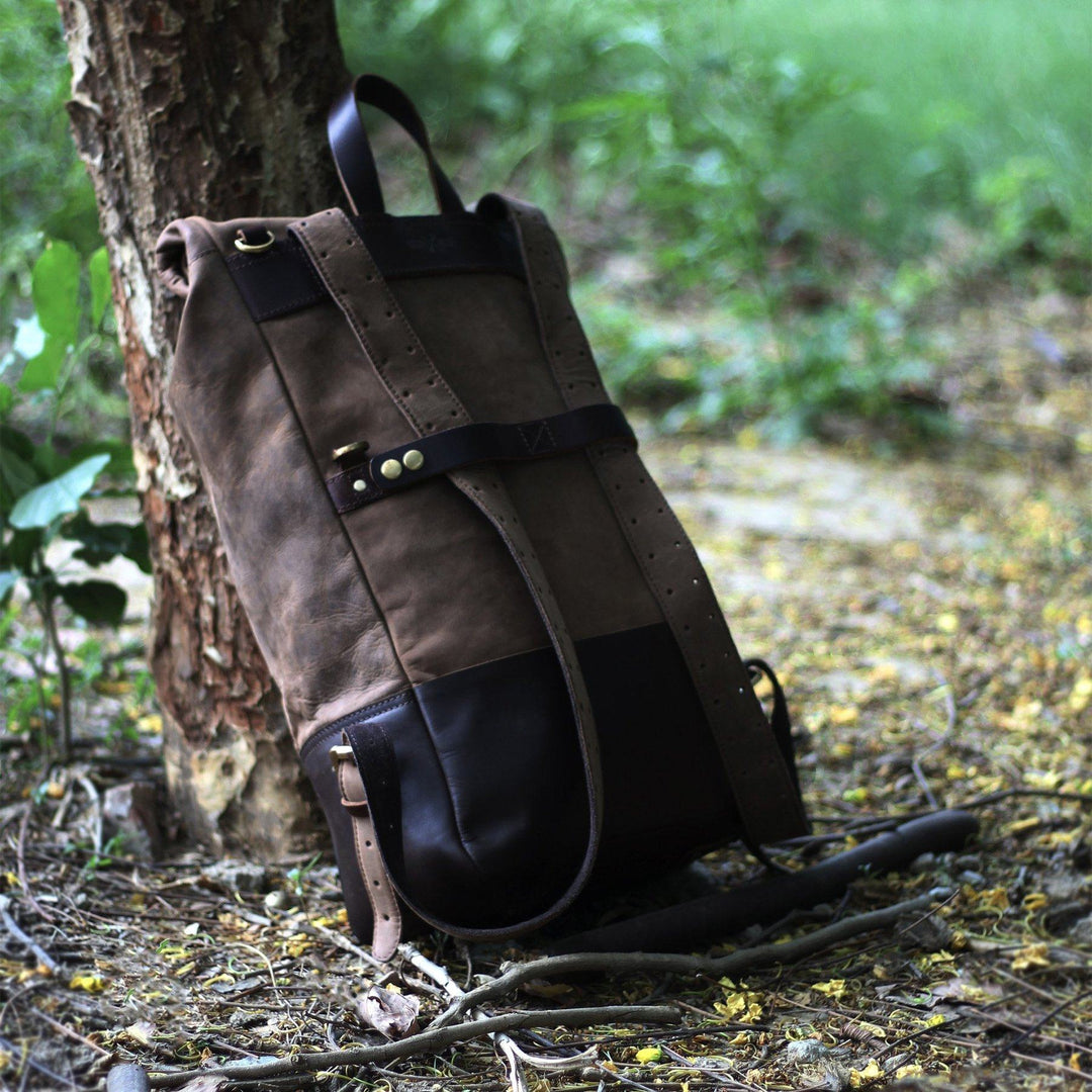 Trip Machine Backpack Pannier Brown