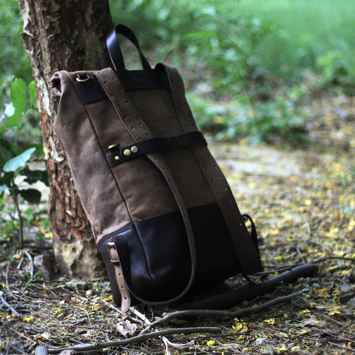 Trip Machine Backpack Pannier Brown