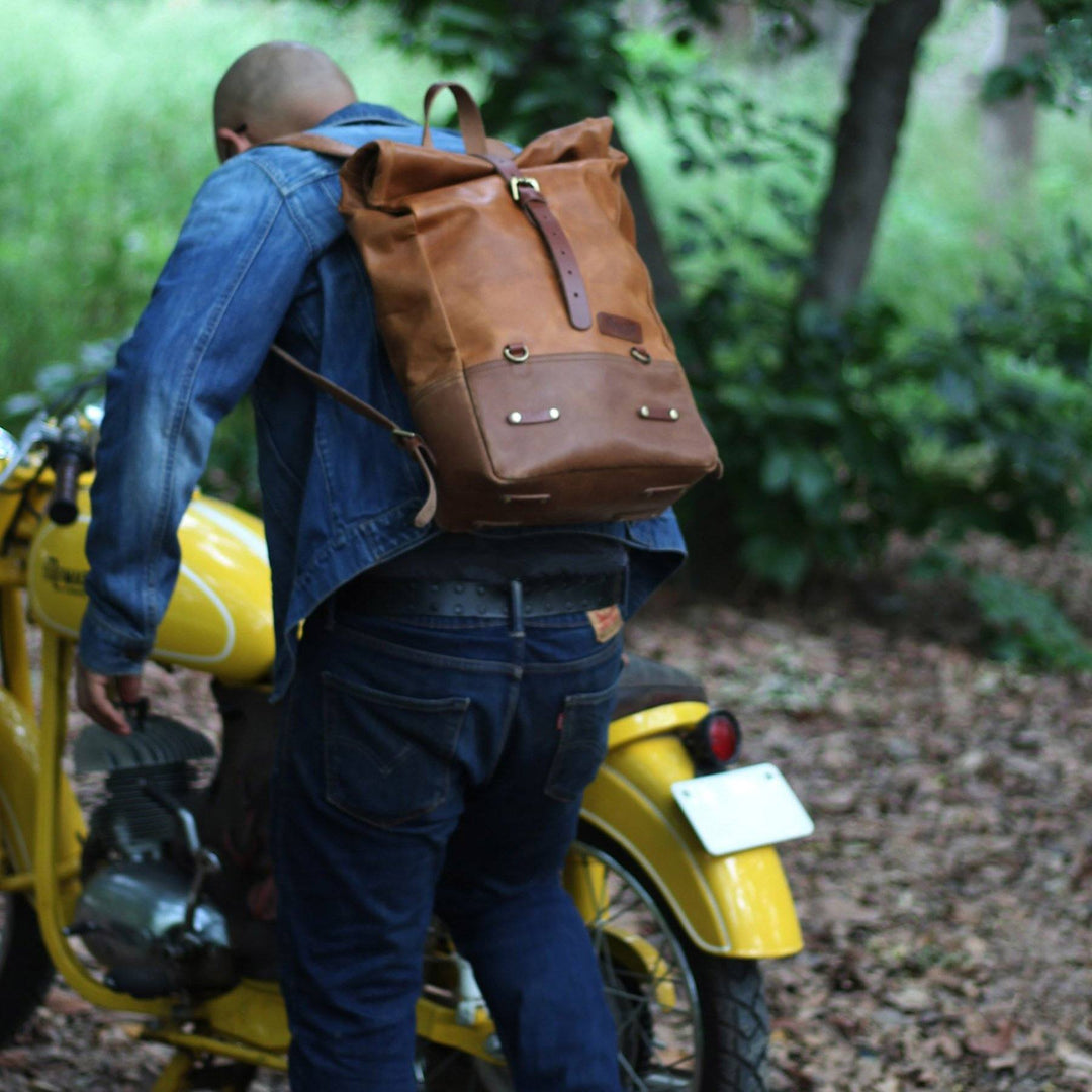 Trip Machine Backpack Pannier Tan