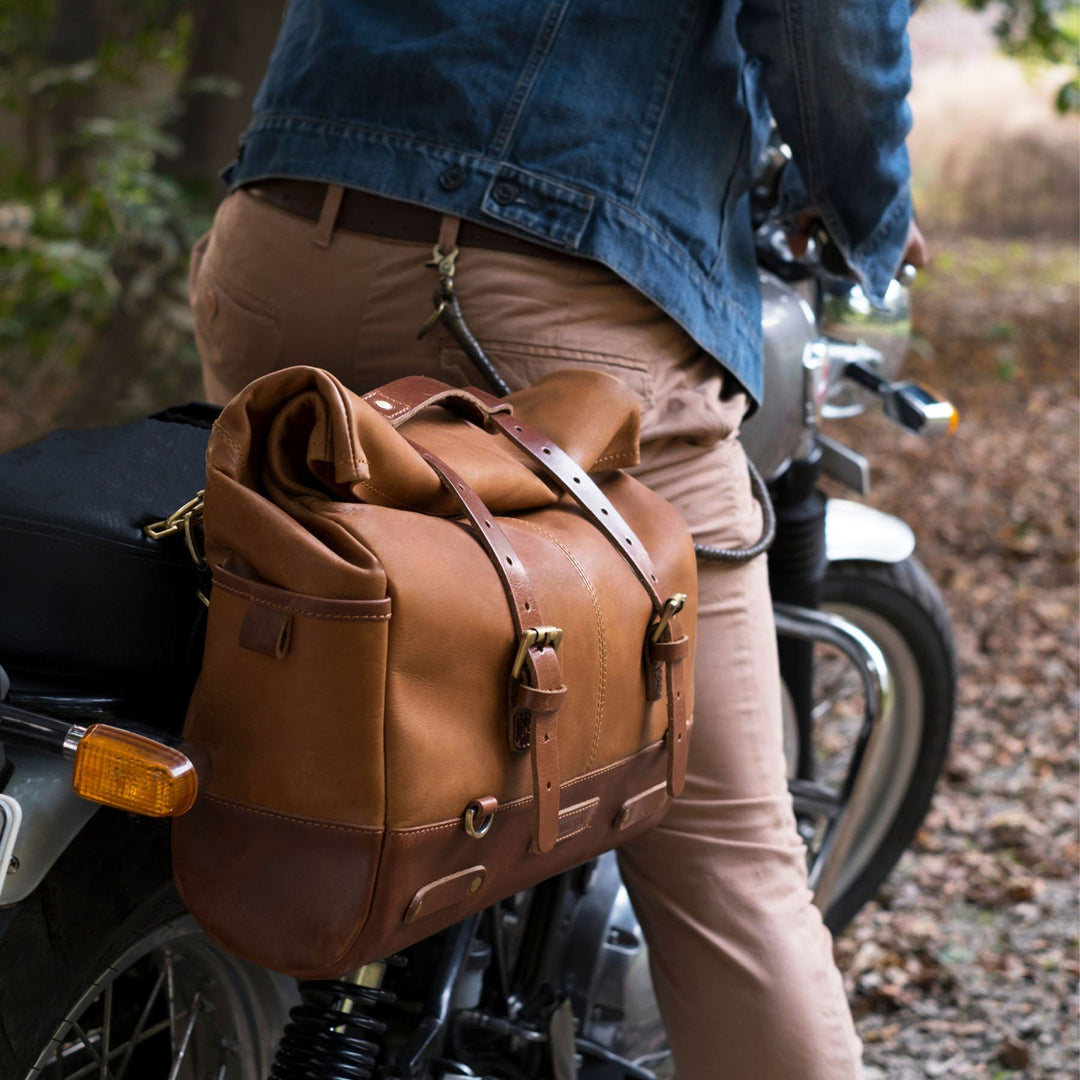 Trip Machine Saddlebag Outlaw Tan