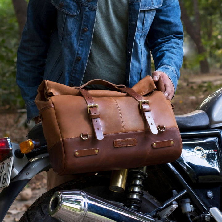 Trip Machine Saddlebag Outlaw Tan