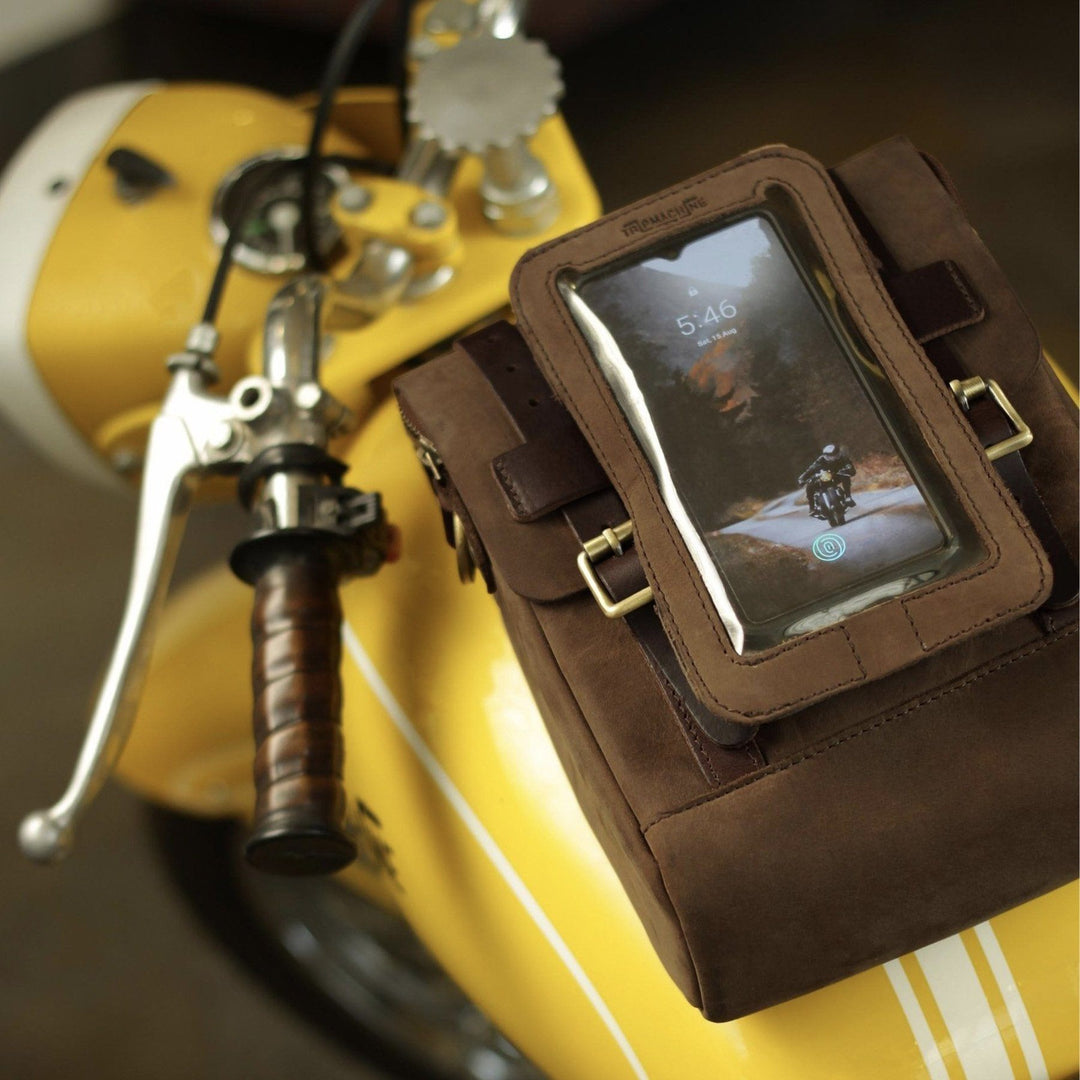 Trip Machine Smartphone Tasche Tobacco