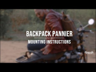 Trip Machine Backpack Pannier Black