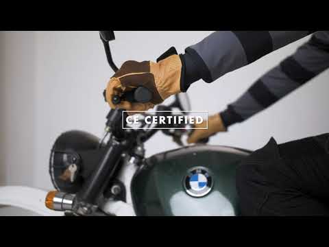 fuel rodeo handschuhe Fuel "Rodeo" Leder-Handschuhe Naturfarben und dunkelbraun – Bad and Bold
