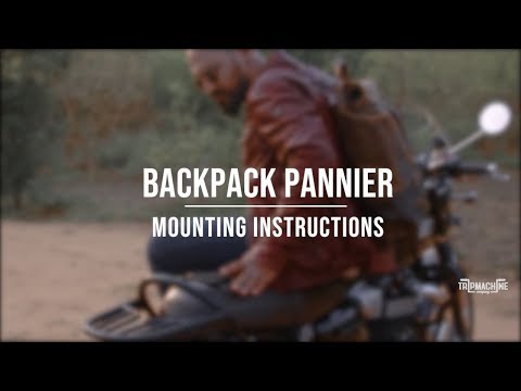 Trip Machine Backpack Pannier Tan